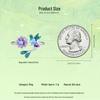 Avle Spring Bird & Flower Adjustable Open Ring - S925 Sterling Silver for Women