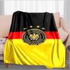German Football Emblem Printed Throws Blanket Soft Flannel Blankets for Couch Bed Gifts for Men Women Picnic blanket Christmas gifts