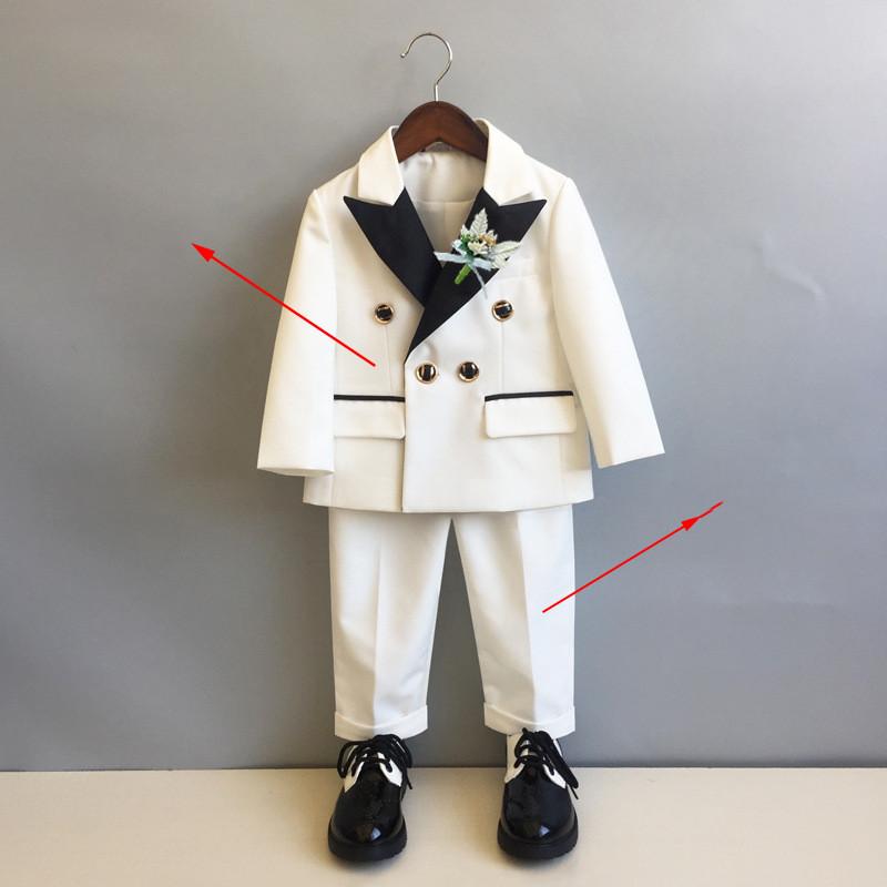 Детский весенне-осенний комплект униформы: костюм, топ + брюки, комплект из 2 предметов с галстуком-бабочкой и корсажем