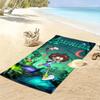 Пляжное полотенце Amphibia 2D с плоской печатью, большое, мягкое, быстросохнущее, для пляжа, кемпинга, плавания XSTJ0915106