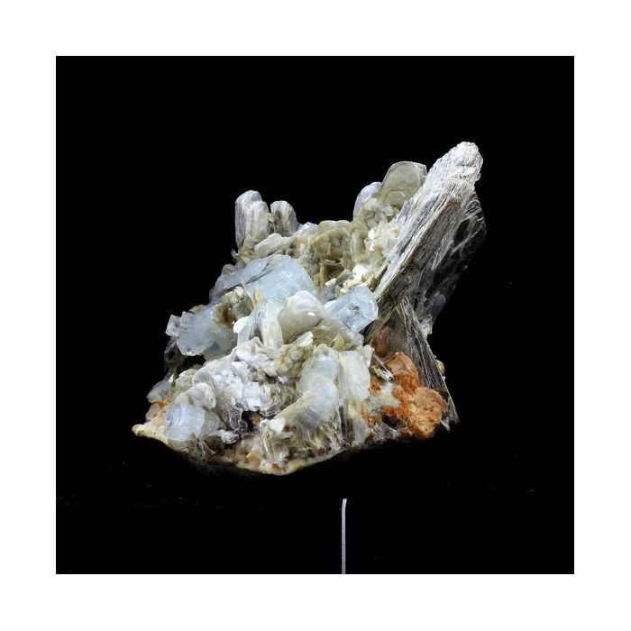 Pierres et Minéraux. Aigue Marine + Muscovite. 936.70 ct. Chumar Bakar, Skardu, Pakistan.