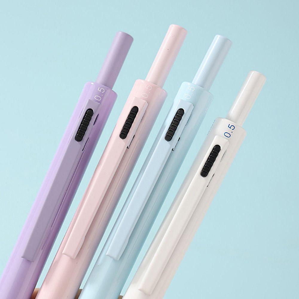 Press Type Multifunction Pen 4-in-1 0.5mm Mechanical Pencil Simple Writing Pen  School Office