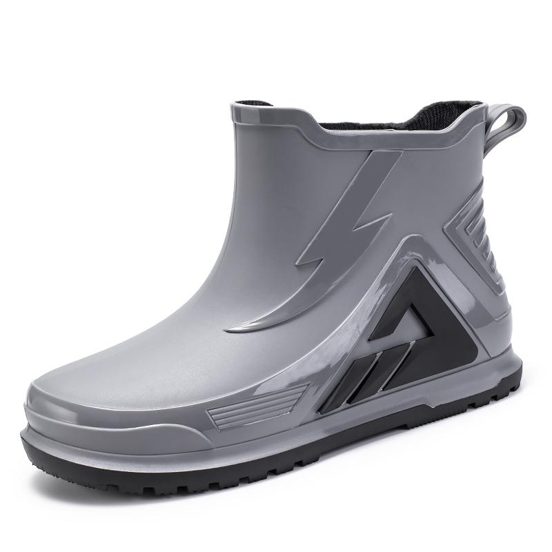 Мужская рабочая обувь для повара, водонепроницаемые маслостойкие кухонные рабочие ботинки для повара, нескользящие непромокаемые ботильоны, мужская защитная обувь для отеля, ресторана