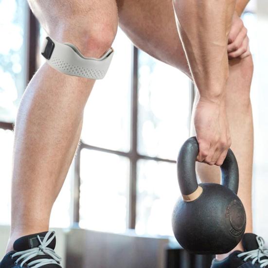 Patellar Tendon Support Strap Men Women Basketball Tennis Cycling Running Gym Fitness Knee Band Adjustable Pain Relief Stabilizer Silicone Knee Brace