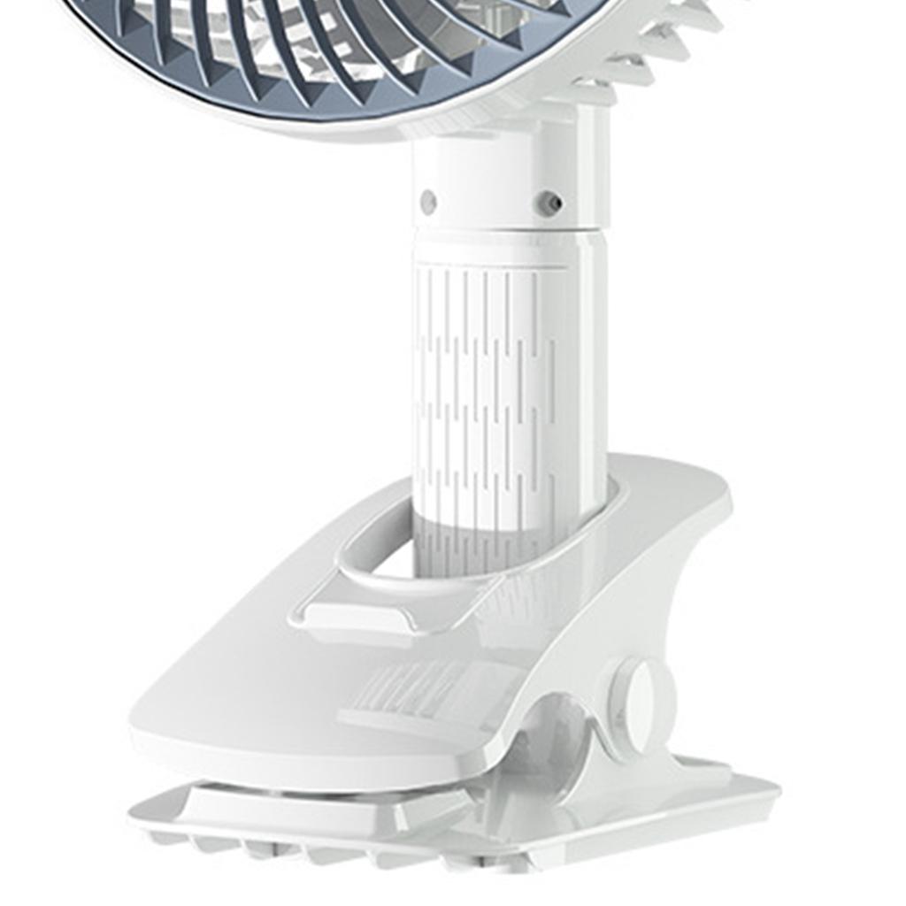 USB Rechargeable Handheld Fan Wall Mounted 3 Speed Strong Wind Portable Small Electric Fan for Home