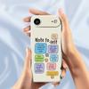 For iPhone 17 Air Case Colored Sticky Notes Pattern Printing Straight Edge TPU Phone Back Cover