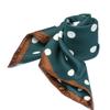 DOYOUKNOWMC ALL SEASON Golf Thick Dot Print Green Scarf