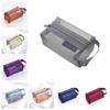 Small Lipstick Makeup Bags Pouch Data Line Key Earphone Organizer Case Mini Clear Nylon Mesh Cosmetic Bags Cute Women