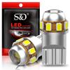 2 шт. Светодиодные лампы W5W T10 CANBUS Без ошибок 9 светодиодов SMD 3020 Чипы 194 168 Внутреннее освещение автомобиля Боковой свет Автомобильный Плафон Карты Освещение номерного знака 6000K Белый 12В 24В