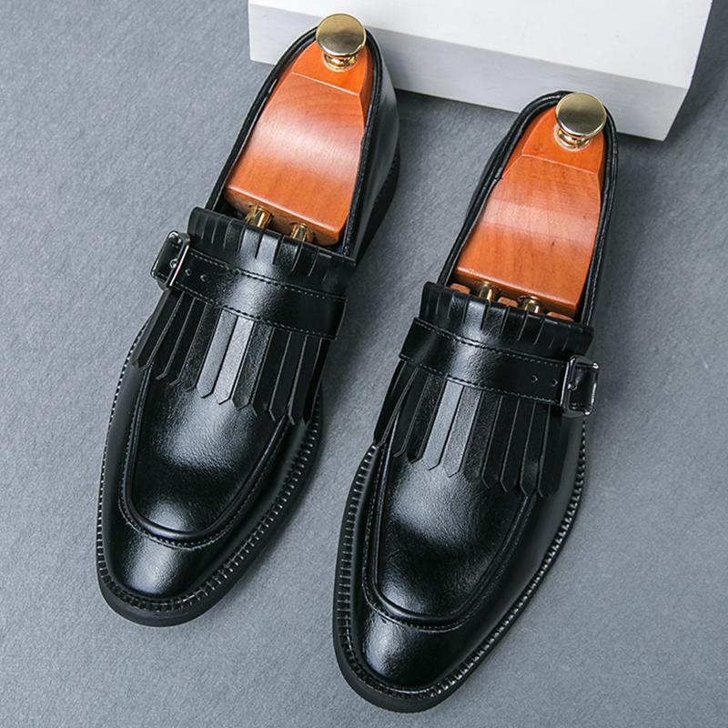 Британский тренд Новые туфли-монки с бахромой, пэчворком и смешанными цветами, лакированные, мужские, для свадьбы, повседневные, формальные