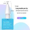 Apple Pencil Tip Replacement for 1st/2nd Gen, Transparent Modified Needle Tip, Paper-Like Film Compatible