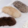 LALA Заколка-клипса из натурального меха норки