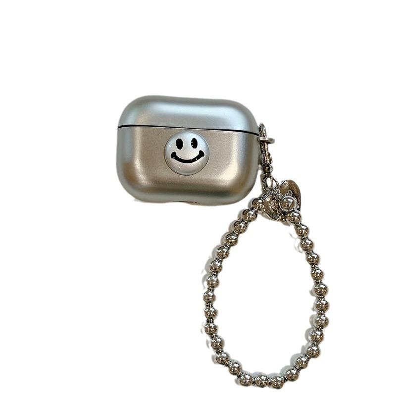 ins simple three-dimensional smiley face for AirPods 1 generation protective case second generation 1 generation pro1 apple bluetooth headset case