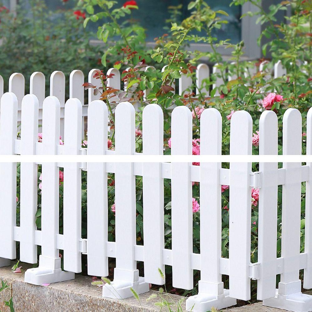 2 шт. Пластиковый забор для двора, универсальный защитный поручень, барьер для дверного проема, садовый забор для овощей