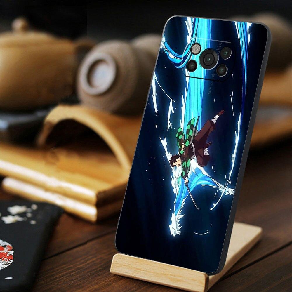 Demon Slayer Kimetsu аниме противоударный чехол Celular для Xiaomi POCO X3 NFC F3 MI 11 lite M4 Pro 5G X4 10T M3 11T 9T F4 GT