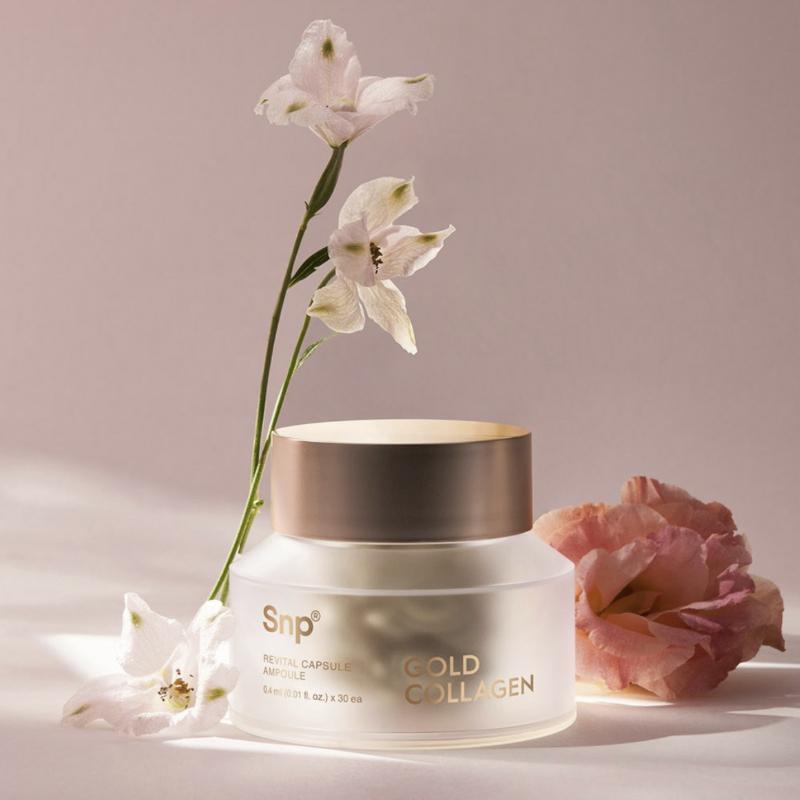 SNP Золотой коллаген Ревитализирующая капсульная ампула (30 шт.)