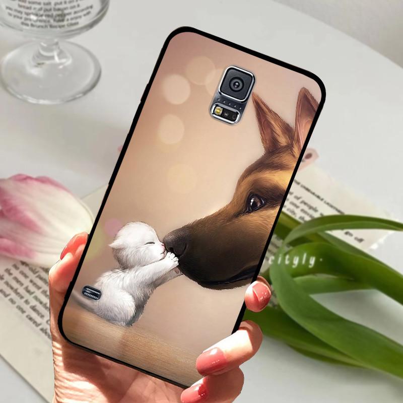 Чехол для Samsung Galaxy S5 S 5 I9600 SM-G900F Милый Расписной Силиконовый Задний Чехол для Samsung S5 Чехлы G9006V Защитный Capa