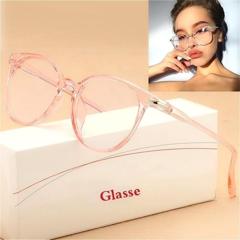 Женские очки с прозрачными линзами анти-блик для работы за компьютером. В ассортименте 5 расцветок оправы