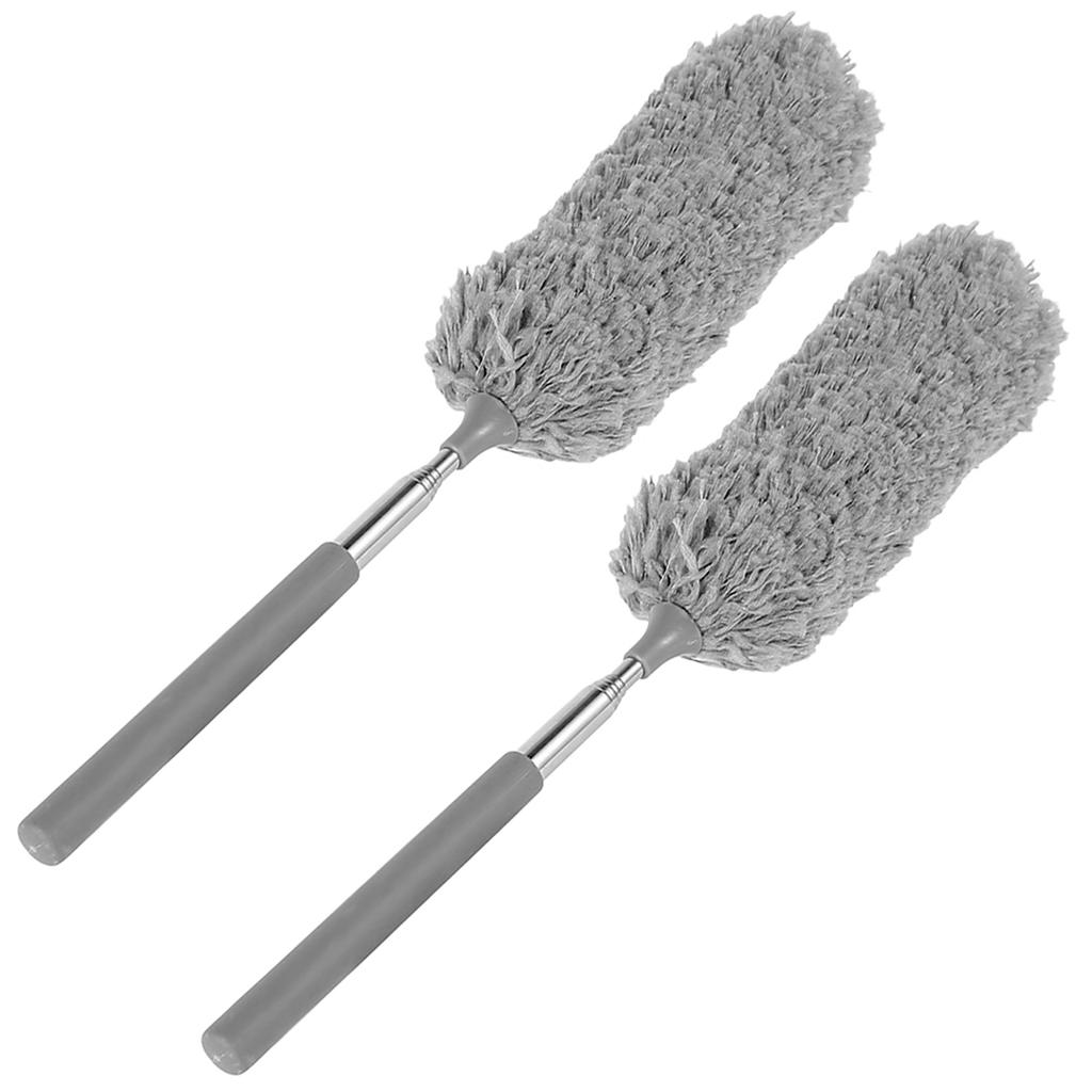 Duster Brush Microfiber Duster with Extension Pole Extendable Gap Dust Tools Retractable Bendable Head Household Cleaning Brush
