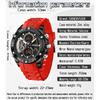 SANDA New High-End Men Sport Watch Waterproof LED Luminous Casual Chronograph Fashion Dual Digital Display Analog Quartz Watch