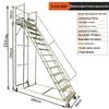JINGGENG Mobile Rolling Platform Ladder