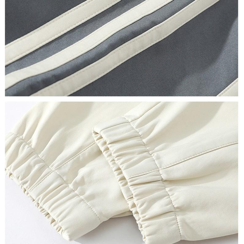 Мужская весенне-осенняя новая повседневная спортивная куртка, корейская версия тренда, трехполюсный комплект из двух предметов