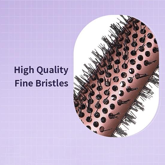 Wired Curling Brush 38MM LED Display Thermal Brush Fast Heating Negative Ion Round Brush Electric Hair Straightening Curling Wand Tools