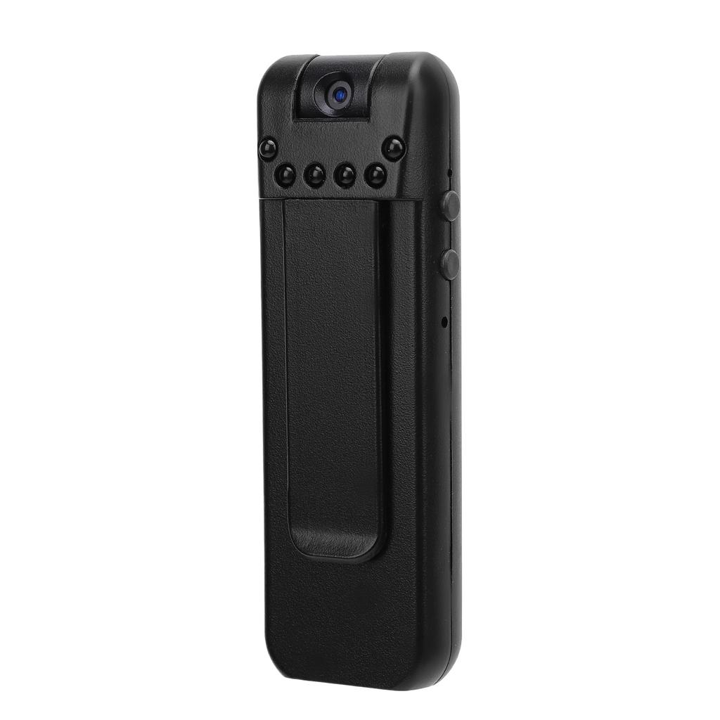 Body Worn Camera with Clip 1080P HD Rotating Lens Night Vision Wearable Pocket Video Recorder Suppor