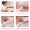 Stainless steel tweezers, eyebrow clamps, beauty false eyelashes, men's and women's slanted eyebrow shaping, beard plucking tool