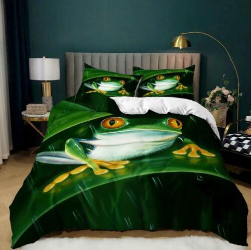 Одеяло с древесной лягушкой Doona, комплект пододеяльников, наволочка, односпальная двуспальная кровать размера «queen-size», AU