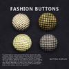 10Pcs Metal Buttons, Exquisite Gold In The National Style, Round New Chinese High-End Sweater, Cardigan Jacket, And Big Clothes Buttons.