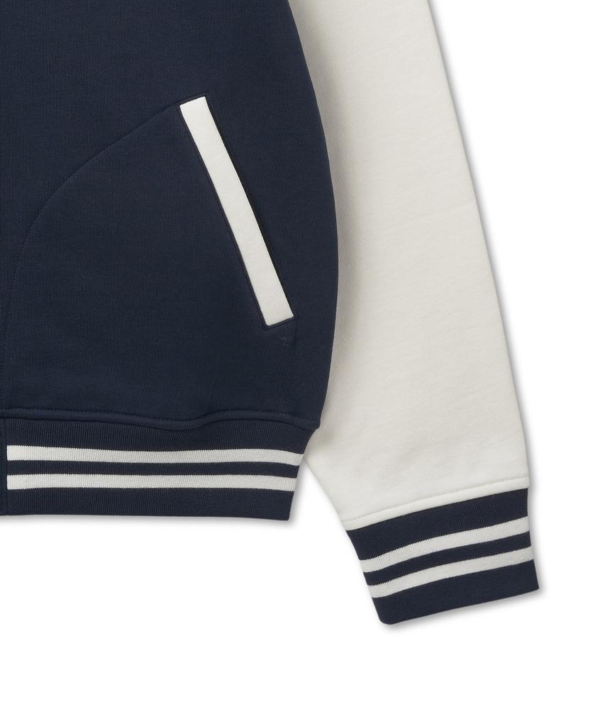 Polo Ralph Lauren Fleece Baseball Jacket - Navy