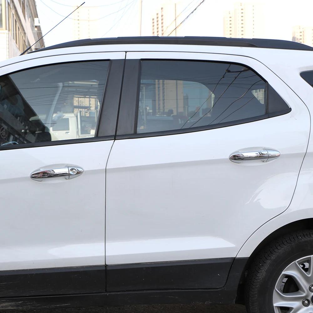 Для Ford Fiesta 2009 - 2013 Ecosport 2013-2017 Накладки на ручки дверей Наклейки Декоративная накладка Аксессуары для стайлинга автомобиля