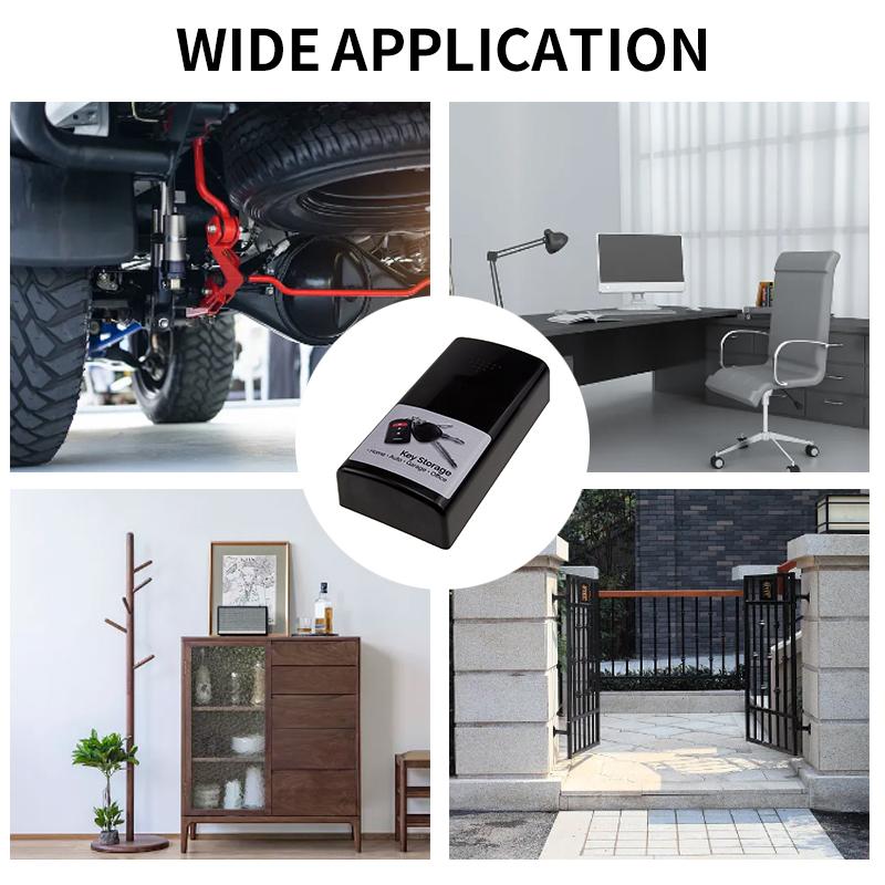 Магнитный держатель для ключей с сильным магнитом AntiLost, скрытый аварийный ящик для ключей для автомобиля