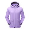 Outdoor Integrated Fleece Waterproof and Windproof Jacket for Men and Women, Warm and Thickened Jacket, Overalls