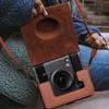 Мягкий кожаный чехол для камеры Wide Instants из ПУ кожи, силиконовые защитные накладки, сумка со съемными ремешками