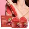 Cherry Sugar Body Scrub Gentle Exfoliating Body Wash Remove Dead Skin Moisturizing Brightening Deep Cleansing Shower Scrub