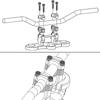 FOR YAMAHA Tenere 700 T700 XTZ 700 2019 2020 Motorcycle Handle Bar Riser Clamp Extend Handlebar Adapter Mount