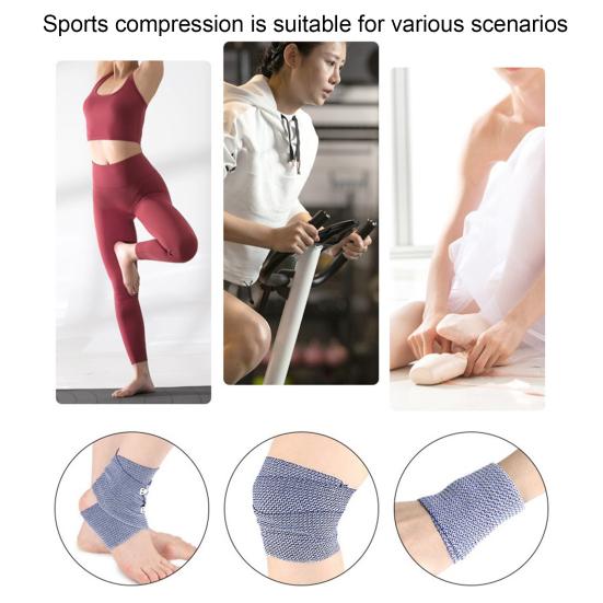 Бинт ледяной рулонный спортивный компрессионный самоотрезающийся по длине дышащий микропористый дизайн спортивный бинт для холодной компрессии