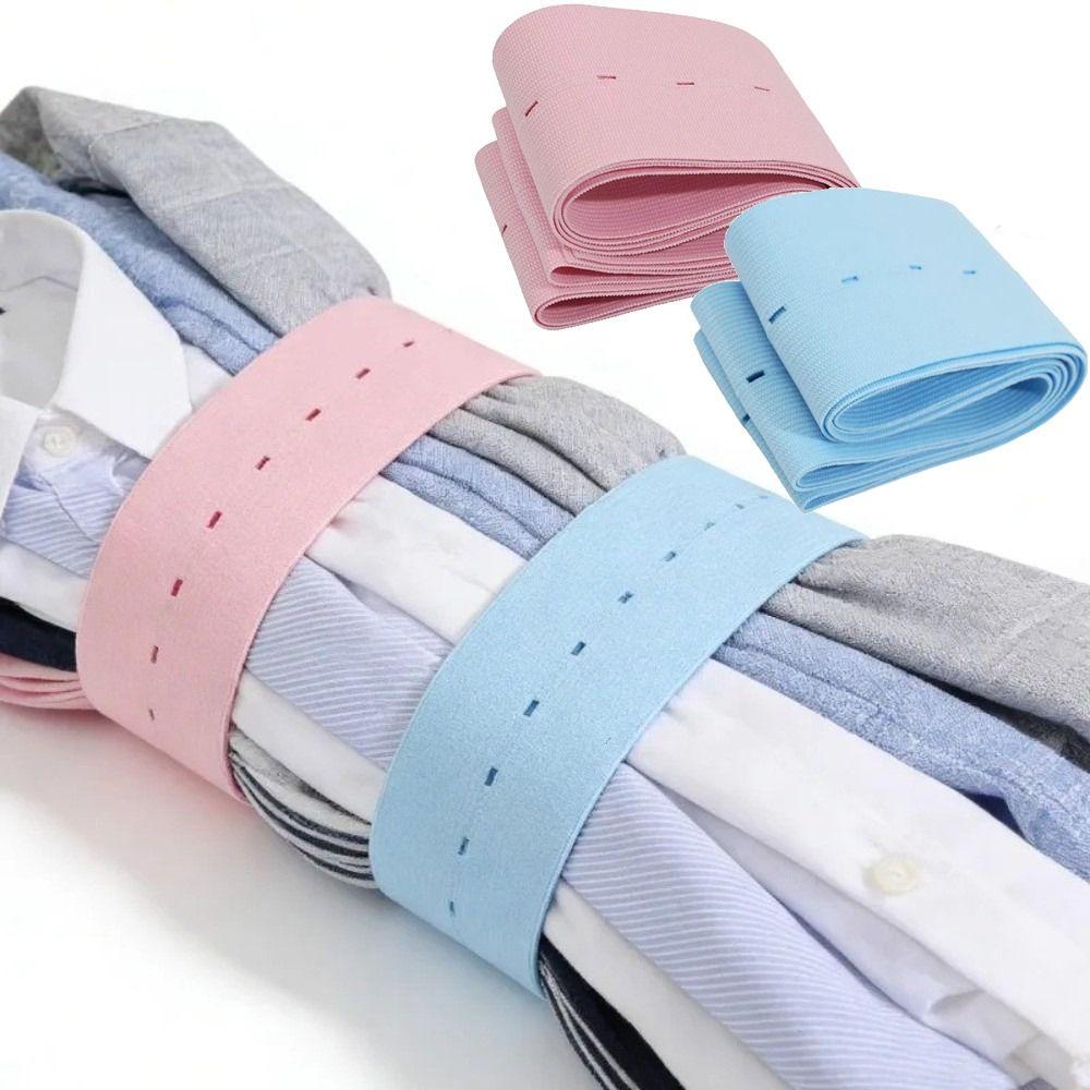 1/2/10/30Pcs Roll-up Closet Storage Strap Adjustable Clothing Fixing Belt Travel Clothes Storage