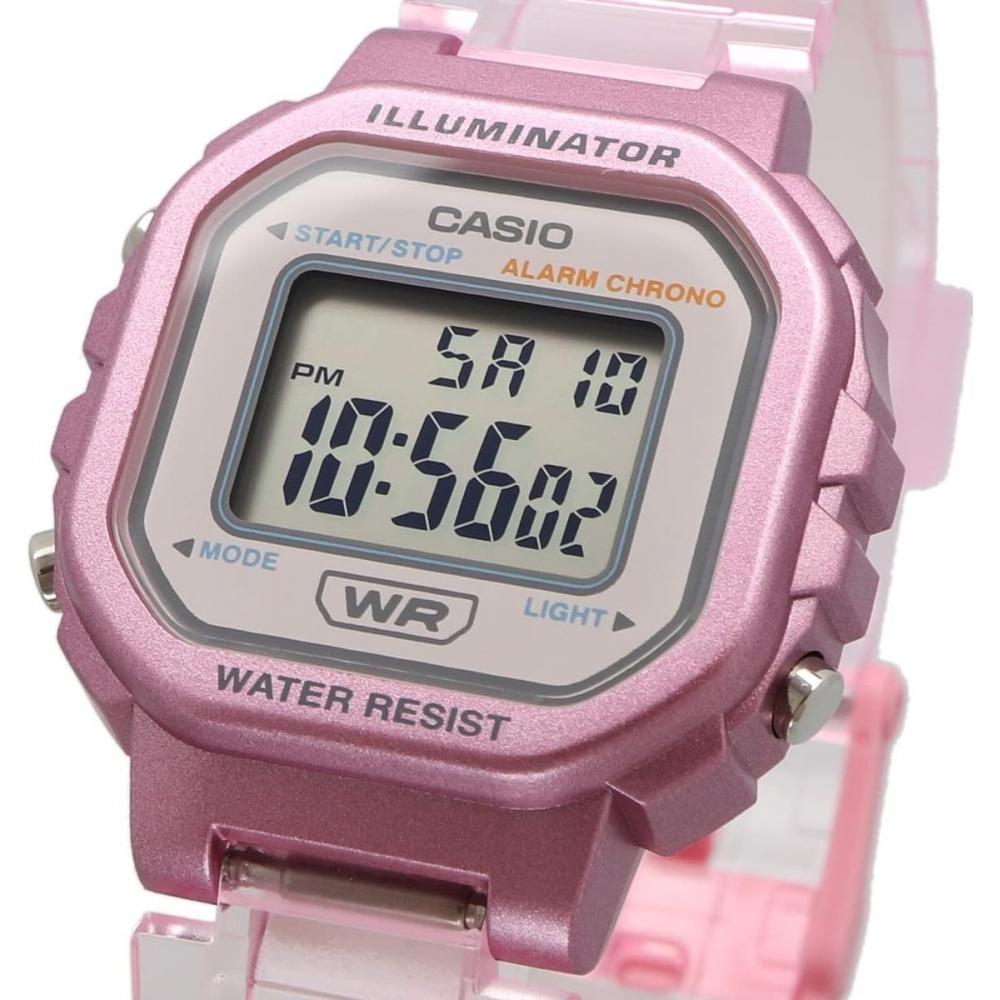 Casio Женские цифровые часы розовые La 20whS 4a