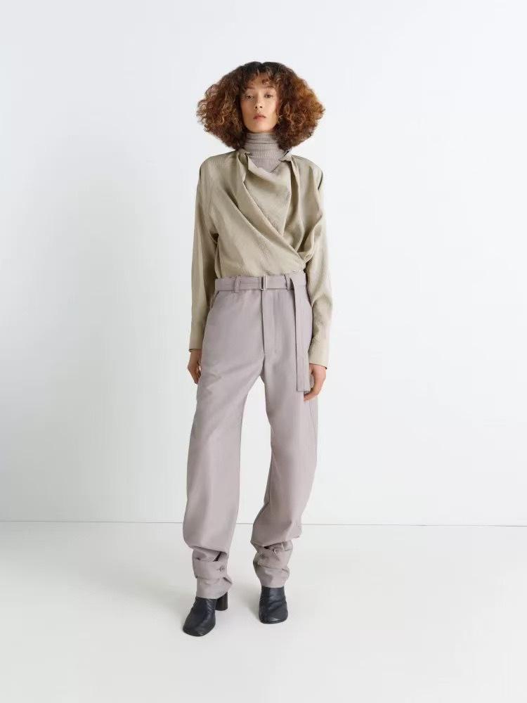 LEM Asymmetrical Buckle Modal Blend Multi-Wear Spring Blouse