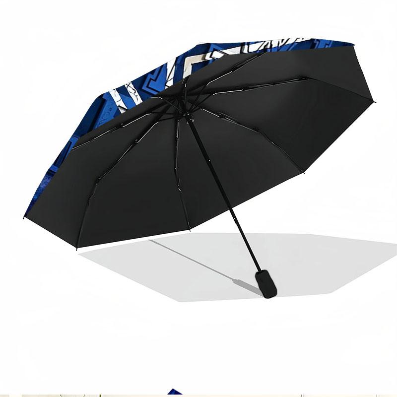 Dallas Cowboys Print Automatic Open Close Umbrella, Portable Foldable Umbrella, for Outdoor Commute Camping Trip, Ideal Birthday Gift