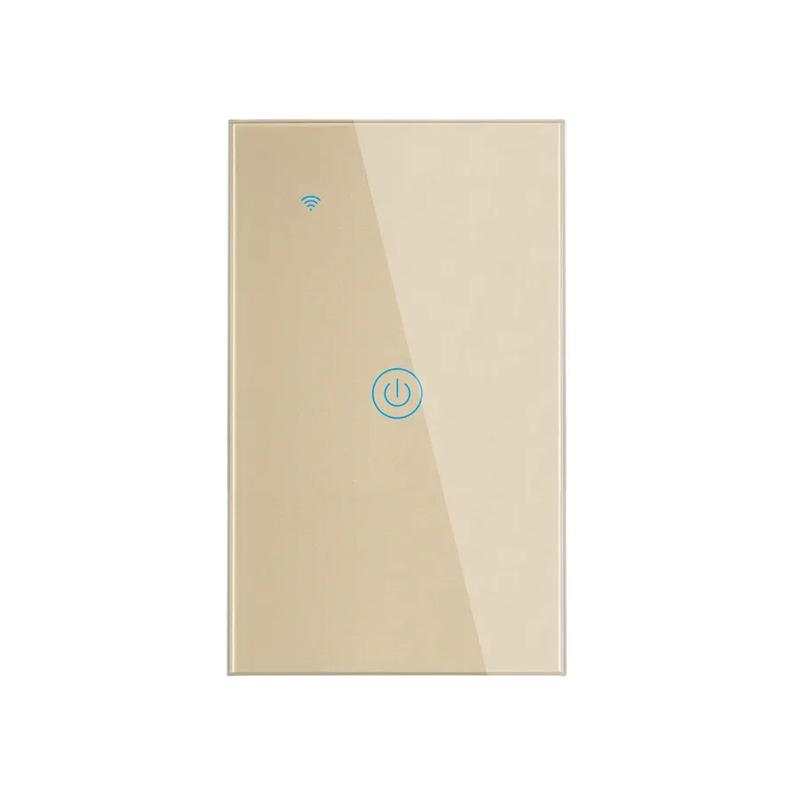 LangYeao US WiFi Smart Wall Light Switch 1/2/3/4 Gang Touch Panel with Neutral Wire Compatible with for Tuya App & Smart Life