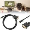 1.8M 1080P USB C To VGA Cable Portable Type C To VGA Converter Adapter Cable