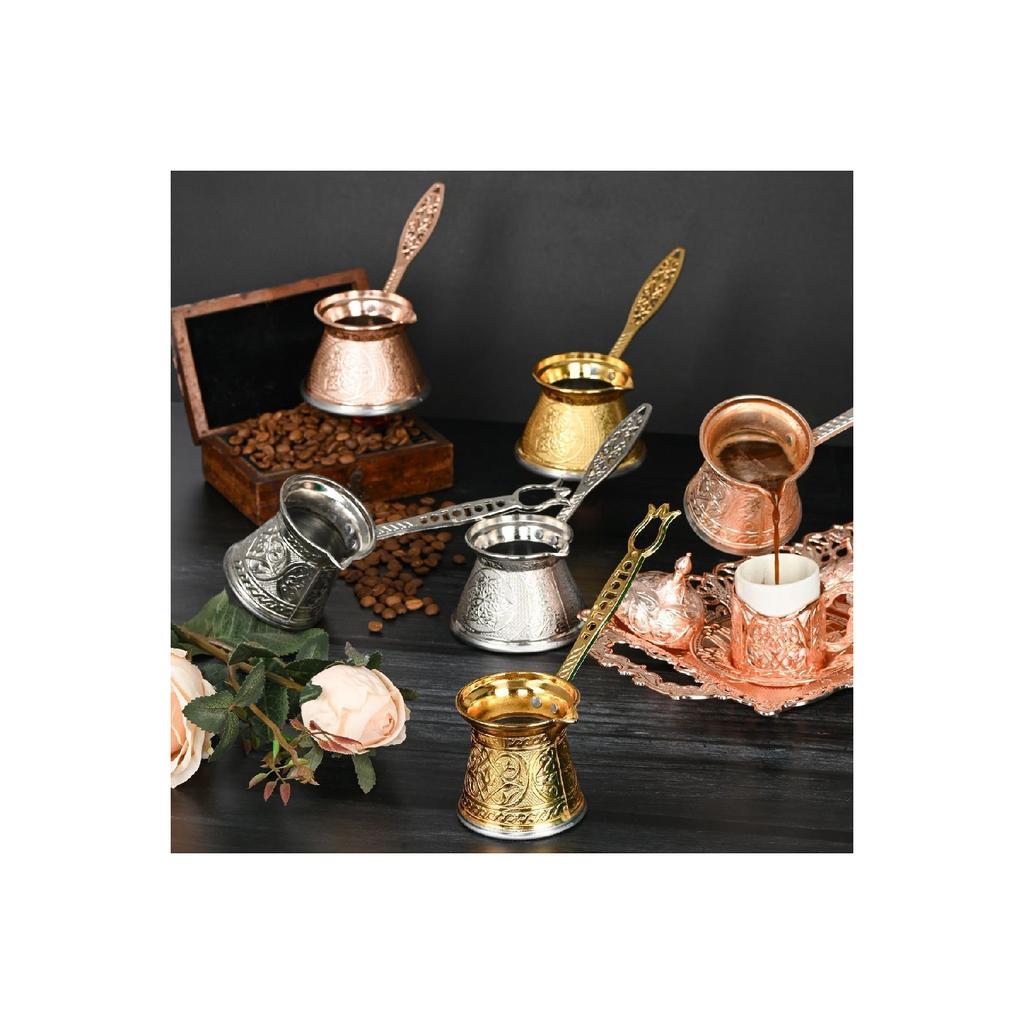 Чугунный кофейник с османским мотивом на 4 человека