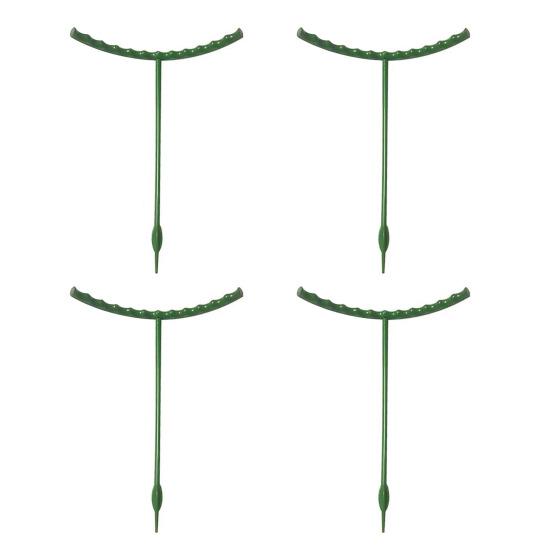 Plant Support Stakes Stackable Half Round Plant Stakes Easy Assembly Stake Trellis Plant Cages for Indoor Outdoor Tomato Monstera Climbing Plants