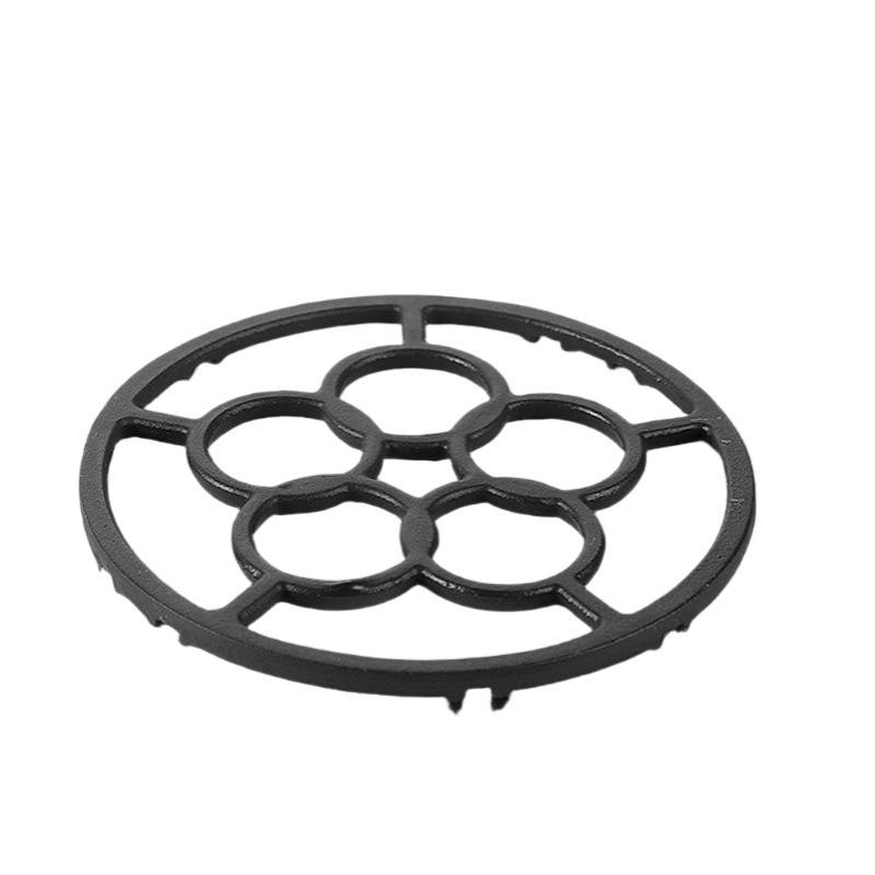 Universal Cast Iron Heart Shaped Non Slip Gas Stove Stand Small Durable Affordable Kitchen Support
