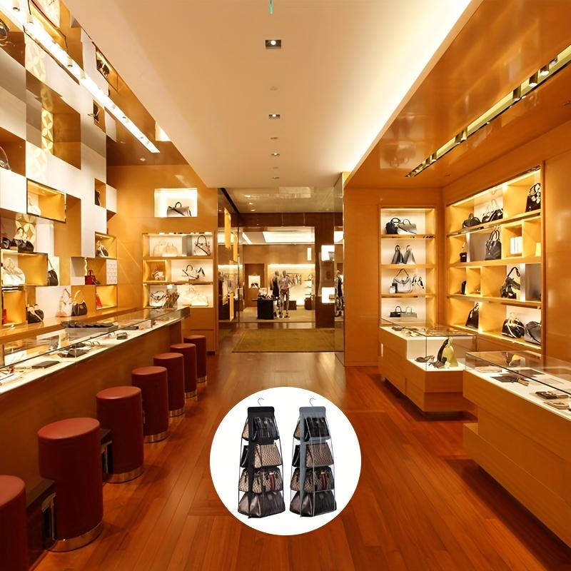 1PC 6/8 Pocket Hanging Handbag Storage Rack, Multifunctional Oxford Cloth Storage Rack Ideal Storage Artifact for All Bags