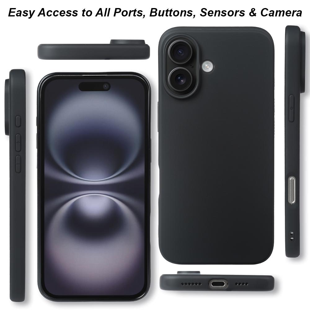 For iPhone 16 Plus Case GRS Certified RCS Eco-Friendly Material Single Side Matte Slim Anti Drop Phone Cover